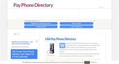 Desktop Screenshot of payphone-directory.org