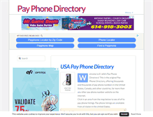 Tablet Screenshot of payphone-directory.org